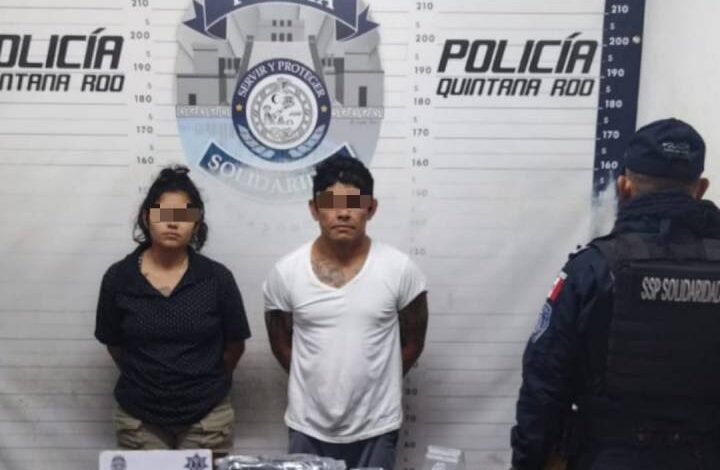 Operativo policial contra narcomenudeo en Playa del Carmen