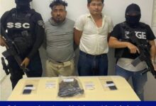 Capturan a Dúo de Narcotraficantes en Tulum