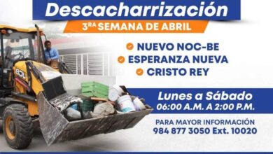 Calendario semanal de descacharrización - Noticias de Quintana Roo