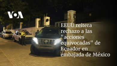 EEUU reitera rechazo a las "acciones erróneas" de Ecuador en la embajada de México