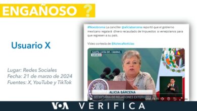 Engañoso que el gobierno de México “regala” dinero a migrantes que retornen a Venezuela