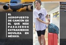 Moviliza aeropuerto de Cancún mayor número de visitantes extranjeros en el país