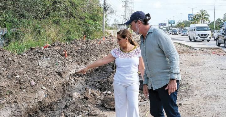 Progresos del Cableado Subterráneo Embellecen el Boulevard Colosio, Cancún