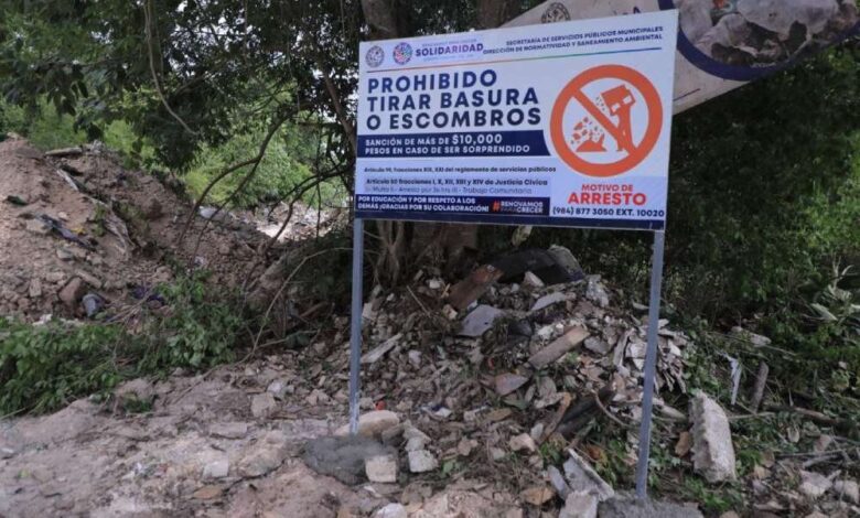 Continúa la eliminación de tiraderos al aire libre