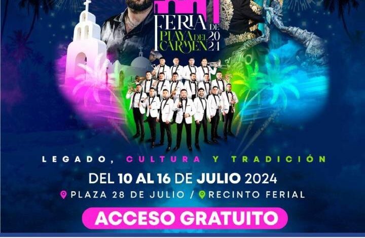 En julio tendrá lugar la Feria de Playa del Carmen 2024