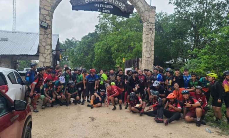 Realizan torneo de ciclismo en la colonia Los Faisanes de Playa del Carmen