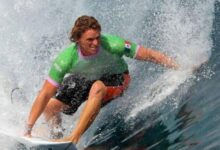 Alan Cleland, surfista mexicano, queda fuera de los Juegos Olímpicos de París 2024