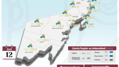 Clima en Quintana Roo: Onda tropical 9 mantendrá cielo nublado y lluvias