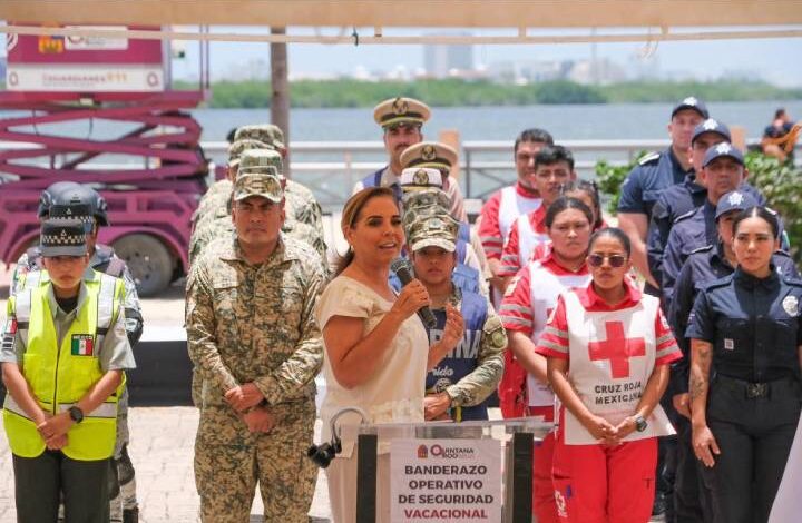 Inicia Mara Lezama Operativo de Seguridad para el Verano 2024 en Quintana Roo