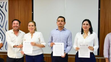 Inicia la transición en Solidaridad; se reúnen Estefanía Mercado y Lili Campos