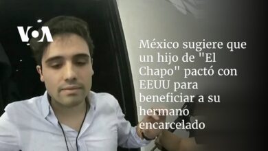 México sugiere que un hijo de "El Chapo" pactó con EEUU para beneficiar a su hermano encarcelado