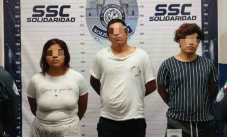 Policía de Solidaridad asegura más de 60 envoltorios de drogas y un arma de fuego en la colonia Ejidal