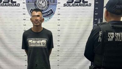 Policía de Solidaridad detiene a hombre por allanamiento y daños a propiedad en colonia El Encanto