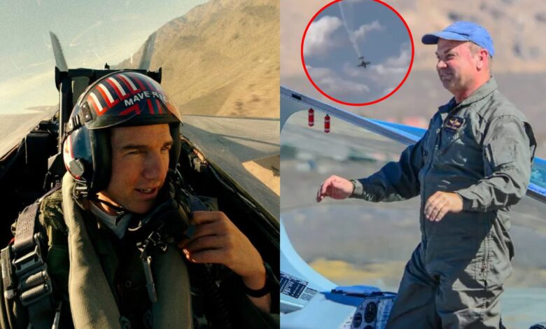 Muere instructor de vuelo de Tom Cruise en una demostración de acrobacias aéreas