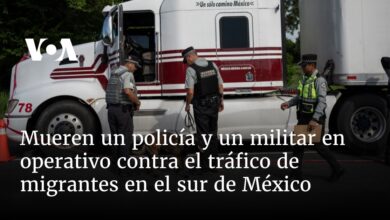 Mueren un policía y un militar en operativo contra tráfico de migrantes en el sur de México