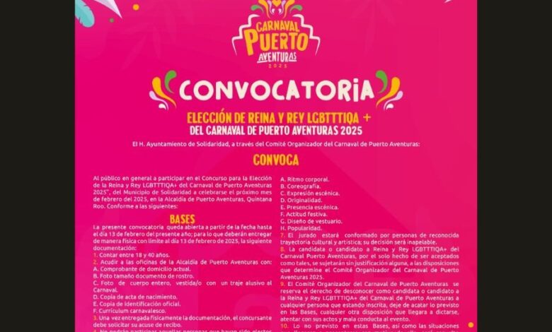 Convocan a participar en Carnaval de Playa del Carmen, "Caribe Neón"