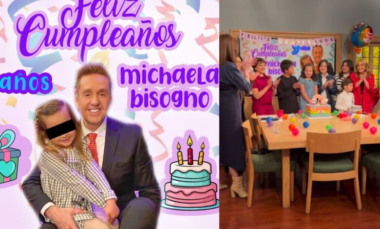 A días de muerto Daniel Bisogno, celebran en Ventaneando el cumpleaños de su hija, Michaela